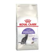 Royal Canin - Sterilised 37 Pack de 3 3 x 400 g Alimentation sèche pour Chats stérilisés (1 à 7 Ans) pour Maintenir Un Poids corporel idéal avec Une