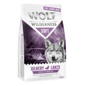 Offre découverte Croquettes Wolf of Wilderness sans céréales pour chien - Mini Soft Silvery Lakes poulet, canard - semi-humides (350 g)