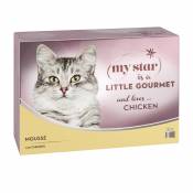 12x85g My Star is a little Gourmet Mousse poulet -