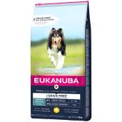 12kg Eukanuba Grain Free Adult Large Breed poulet - Croquettes pour chien
