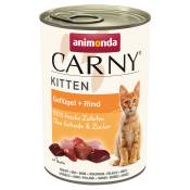 24x400g Animonda Carny Kitten volailles & bœuf - Pâtée pour chat