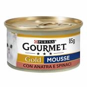 Purina Gourmet Gold Hmido Chat Mousse avec Canard et
