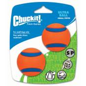 2 balles (taille S) Ultra Ball Chuckit!, pour chien