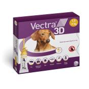 Vectra 3D Solution Spot-on pour les chiens de 1,5 à 4 kg - 4 pipettes de 0,8 mL