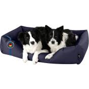 Zara lit pour chien, Panier corbeille, coussin de chien:XXL, navy-blue (bleu foncé) - Beddog