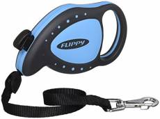 Ferplast Flippy Mini Deluxe Laisse à enrouleur pour petits chiens et chats bleu