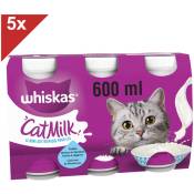 WHISKAS Lait pour chat bouteille 200ml (5x3)