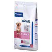 2x12kg Virbac Veterinary HPM Dog Adult Large & Medium