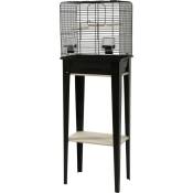Cage et meuble CHIC LOFT taille S 38 x 24,5 x hauteur 113cm couleur noir - zolux - Noir