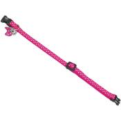 Collier chat POIS rose 20-30cm x 10mm - Vadigran -