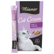 24x15g Miamor Cat Snack Pâte au malt & fromage - Friandises pour chat