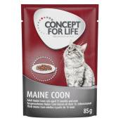 48x85g Maine Coon Adulte Concept for Life - Pâtée pour chat