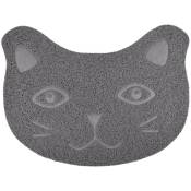 Animallparadise - Tapis Zelda gris 30 x 40 cm pour bac à litière pour chat Gris