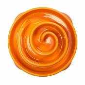 Imp Slo-bowl feeder mini corail spirale orange