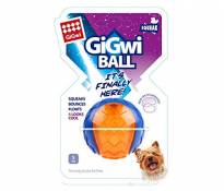 M-PETS Gigwi Squaker Balle Solid Transparent pour Chien