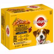 Multipack Pedigree pour chien 40 x 100 g + 8 x 100 g offerts ! - Adult : volaille en sauce (12 x 100 g)