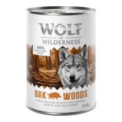24x400g Oak Woods, sanglier 0% céréales Wolf of Wilderness - Nourriture pour chien
