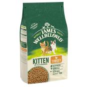3x1,5kg James Wellbeloved Kitten dinde, riz - Croquettes