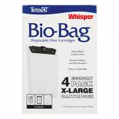 Tetra 26167 Whisper Bio-Bag Lot de 4 Cartouches Non-assemblées