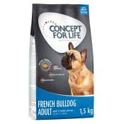 1,5kg Concept for Life Bouledogue français Adult - Croquettes pour chien
