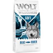 2x12kg Wolf of Wilderness Soft & Strong Blue River,