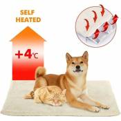 Coussin auto-chauffant pour chat chien,Couverture chauffante Thermique 64x49 cm Sans électricité & batteries Debuns