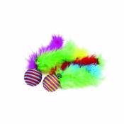 Happy Pet Carnival - Jouet balle pour chat (20 x 4 x 4cm) (Multicolore) - UTBT872