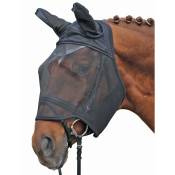 Hkm Sport Equipment - Shetland, Noir 9100: Masque anti-mosque avec fermeture tearjaw pour chevaux