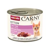 Lot animonda Carny Kitten 24 x 200 g pour chaton - Baby-Paté