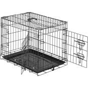 Tectake - Cage de transport pour chien sécurisée