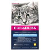 3x2kg Sterilised / Weight Control Adult Eukanuba - Croquettes pour chat