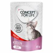 Concept for Life Kitten en gelée bœuf sans céréales
