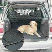 Debuns - Barrière de chien pour voiture Protection de chien Isolation nette de la voiture Barrière nette du coffre arrière Filet de sécurité pour