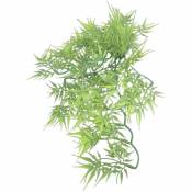 Plante en plastique feuilles de bambou d'environs 46 cm. Animallparadise Vert