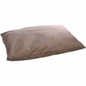 Coussin MOONBAY rectangulaire taupe 100 x 70 cm x 16