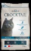 Nourriture pour Chats Crocktail Adult Stérilisé Poisson 10 KG Flatazor