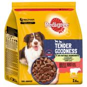 Pedigree Tender Goodness bœuf pour chien - 3 x 2,6