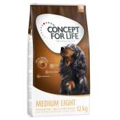 12kg Medium Light Concept for Life - Croquettes pour