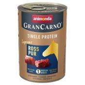 24x400g Adult Single Protein Supreme pur cheval Animonda GranCarno - Pâtée pour chien