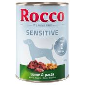 24x400g Sensitive gibier, pâtes Rocco - Nourriture pour chien