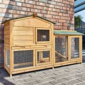 Cage Clapier Enclos lapin Extérieur en bois Haute