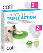 Filtre pour fontaine à triple action, 12 pièces 12 Filtros Catit