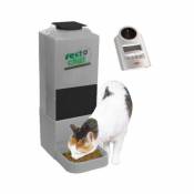 Polytrans - Distributeur croquettes automatique et programmable pour petit chien ou chat