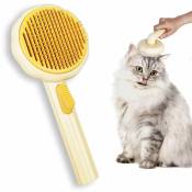 Sunxury - Brosse pour chat pour l'excrétion, brosses pour chats d'intérieur, brosse de toilettage pour chats à poils longs et courts, brosse pour