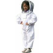 Vêtements D'apiculture, Blanc Vêtements d'apiculture protecteurs pour Enfants - Coton à Manches Longues, Protection De l'enfant Taille m 1,2 mètre