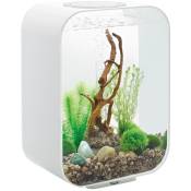 Aquarium décoratif 15l avec cadre blanc Oase Life