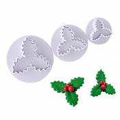 BSMEAN noël bricolage silicone moule cookie cutter