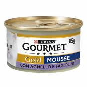 Purina Gourmet Gold Hmido Chat Mousse avec Agneau et