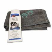 Shampoing neutre 250 ml plus serviette en microfibre pour chien et chat - animallparadise