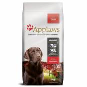 2x15kg Applaws Adult Large Breed, poulet - Croquettes